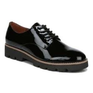 Vionic new black patent Adina oxford
